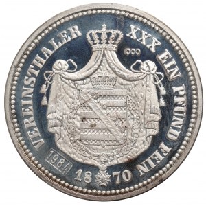 Deutschland, Thaler Exemplar 1870 - Silber