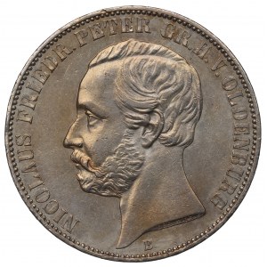 Německo, Oldenburg, Thaler 1858