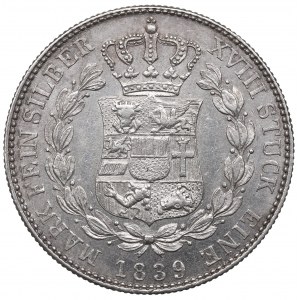 Germany, Mecklenburg-Schwerin, 2/3 Thaler 1839