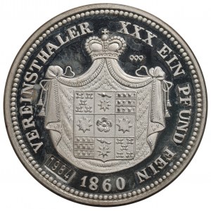 Deutschland, Kopie des 1860er Talers - Silber