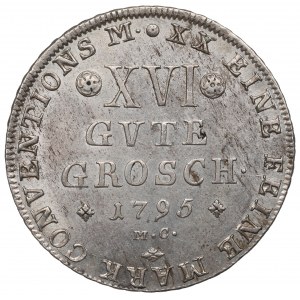 Německo, Brunswick-Wolfenbüttel, 16 haléřů 1795