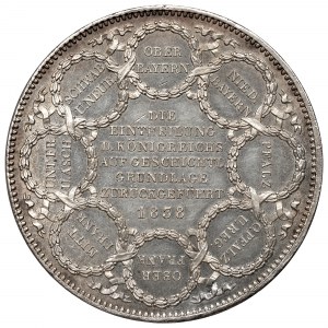 Germany, Bayern, Ludwig I, 2 taler 1838
