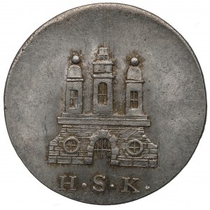 Nemecko, Hamburg, 1 šiling 1828
