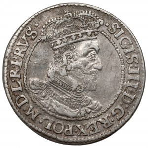 Zygmunt III Waza, Ort 1618/9, Gdańsk - przebitka S-B