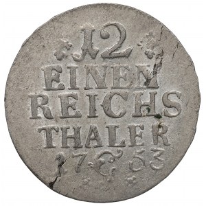 Germany, Preussen, 1/12 thaler 1753