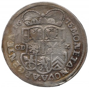 Německo, Prusko, 2/3 tolaru (Gulden) 1675 Minden