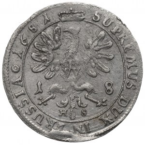 Germany, Preussen, 18 groschen 1681, Konigsberg