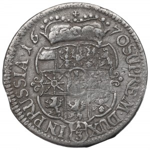 Německo, Prusko, Fridrich Vilém, 1/3 tolaru 1670