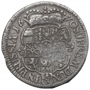 Germany, Preussen, Friedrich Wilhelm, 1/3 thaler 1670