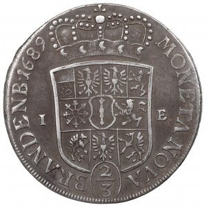 Německo, Braniborsko-Prusko, Fridrich III., Gulden 1689