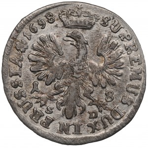 Germany, Preussen, Friedrich III, 18 groschen 1698, Konigsberg