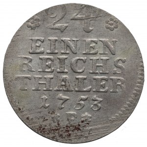 Nemecko, Prusko, 1/24 thalier 1753 F
