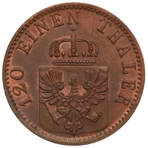 Německo, 3 fenigs 1868