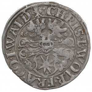 Německo, Waldeck, Christian a Wolrad IV, 3 krajcary 1609