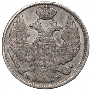 Poland under Russia, Nicholas I, 15 kopecks=1 zloty 1837