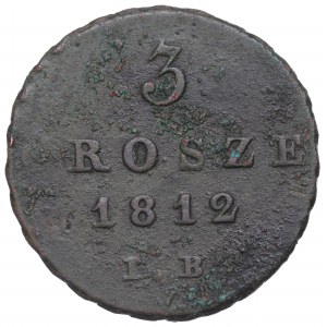 Duchy of Warsaw, 3 groschen 1812