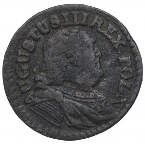 August III Sas, šelak 1752, Gubin - obrátený F