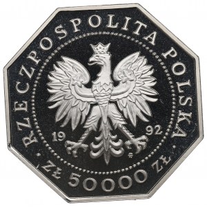 III RP, 50.000 złotych 1992 Virtuti Militari