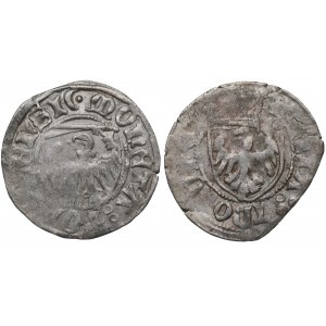 Casimir IV Jagellon, lot of Schilling without date, Thorn