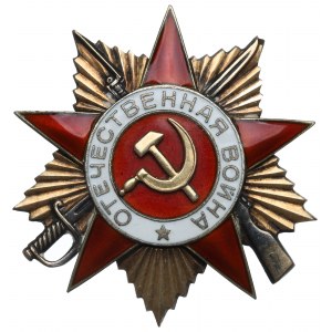 Soviet Union, Order of the Patriotic War I Class Gold