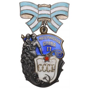 USSR, Order of Maternal Fame, 2nd Class