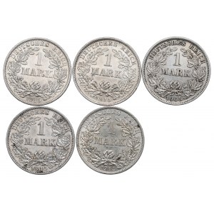 Nemecko, sada 1 známky 1905-15