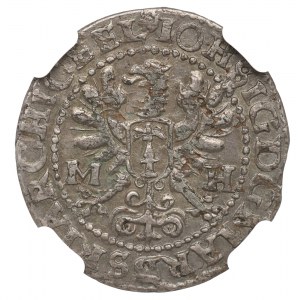 Kniežacie Prusko, Ján Žigmund, groš 1615, Drezdenko - NGC AU58