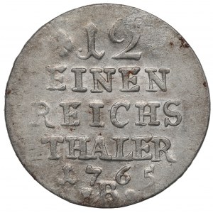 Německo, Prusko, Fridrich II., 1/12 tolaru 1765