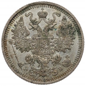 Russland, Nikolaus II., 15 Kopeken 1908 ЭБ