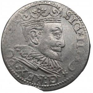 Sigismund III, 3 groschen 1595, Riga