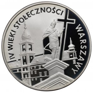 Dritte Polnische Republik, 20 polnische Zloty 1996 Vierte Jahrhunderte der Hauptstadt Warschau