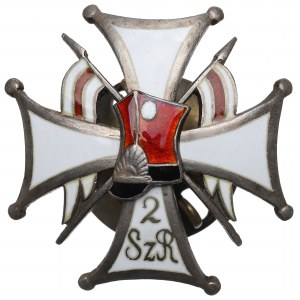 II RP, Commemorative badge of the 2nd Rokitniański Cavalry Regiment, Starogard - Wincenty Wisniewski