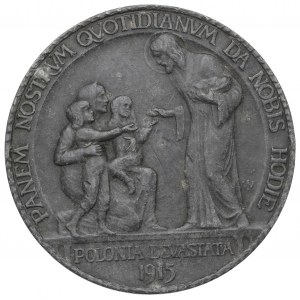 Poľsko, medaila Polonia Devastata 1915