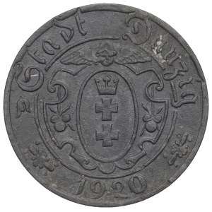 Danzig, 10 fenig 1920 - 55 perál