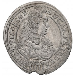 Silesia, 6 kreuzer 1715 Oels