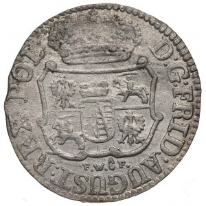 Polen/Saxony, Friedrich August II, 1/24 thaler 1754, Dresden