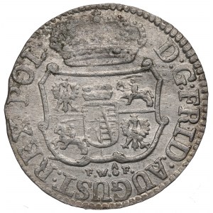 August III Sas, 1/24 thaler 1754, Drážďany