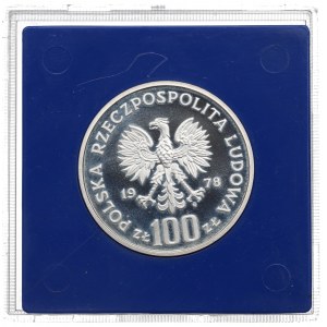 Volksrepublik Polen, 100 Zloty 1978 Umweltschutz - Biber