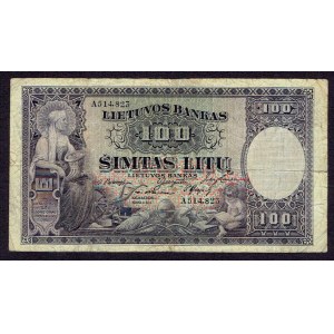 Litwa, 100 Litu 1928