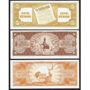 Filipiny, 5 Pesos, 10 Pesos, 20 Pesos, 1949