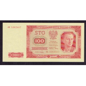 PRL, 100 zl. 1948 AK , ZRADKÉ