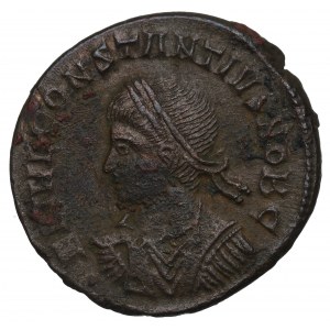 Římská říše, Constantius II, Follis Ticinum - PROVIDENTIAE CAESS