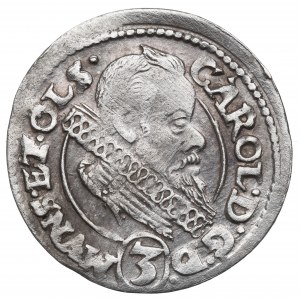 Slezsko, Ziębicko-Oleśnické knížectví, Karol, 3 krajcary 1614, Olesnica