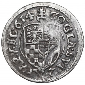 Sliezsko, Ziębicko-Oleśnické vojvodstvo, Karol, 3 krajcary 1614, Olesnica