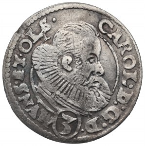 Schlesien, Duchy of Oels, Carl, 3 kreuzer 1615, Oels