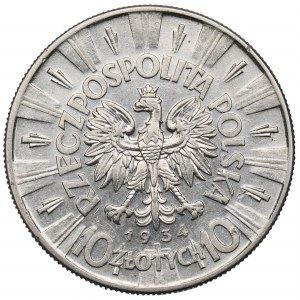 II Republic of Poland, 10 zloty 1934 Pilsudski