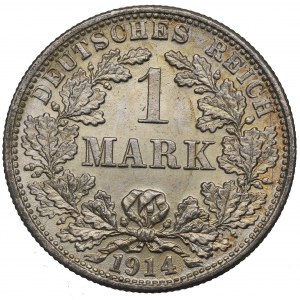 Germany, 1 mark 1914 F, Stuttgart