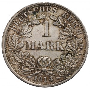 Germany, 1 mark 1914 F, Stuttgart