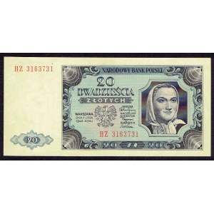 PRL, 20 złotych 1948 HZ