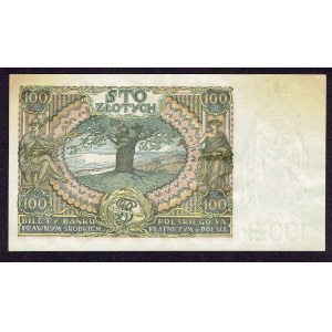 II RP, 100 Zloty 1932 AZ. - zusätzliches Wasserzeichen X